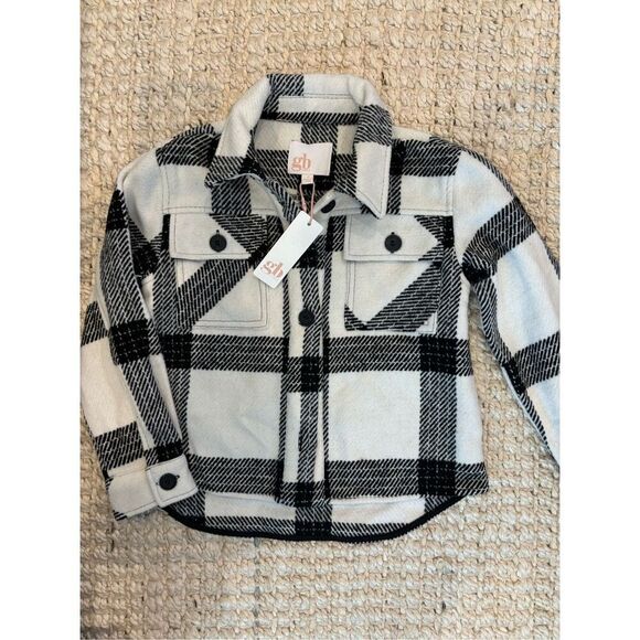 NWT Gb girls flannel shacket, $54 B37 - Picture 1 of 6